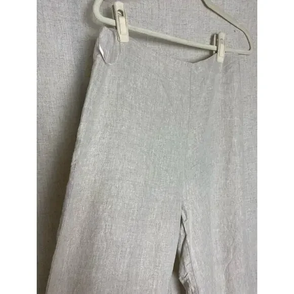 Reformation Scarlett Linen Cream Two Piece Set Size 8 - Picture 13 of 16